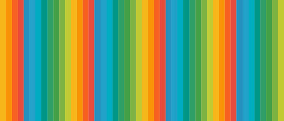 Rainbow Striped Background Banner