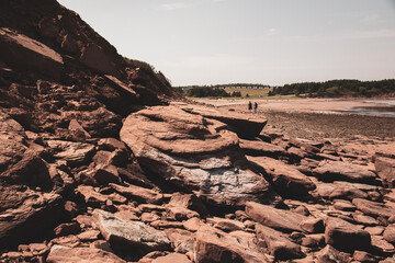 rock formations by the sea