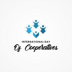 World Cooperative Day Vector Design Illustration For Celebrate Moment