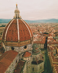 Fototapeta na wymiar Cathedral of Santa Maria del Fiore, Florence, Tuscany, Italy