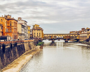 Fototapeta na wymiar Ponte Vecchio, Florence, Tuscany, Italy