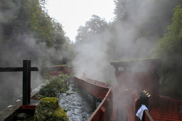 Fototapeta premium geometric hot springs