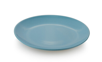 white plate on white background