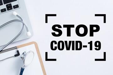 Stop COVID-19 Coronavirus Prevention Concept