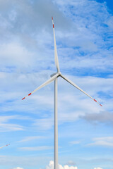 Fototapeta premium Wind turbines generating electricity