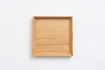 Naklejka na ściany i meble 木製の角皿