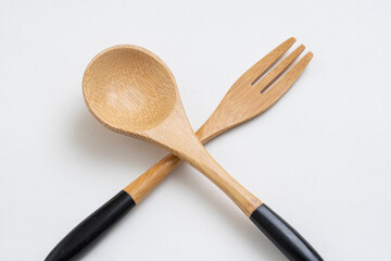 スプーンとフォーク　木製
