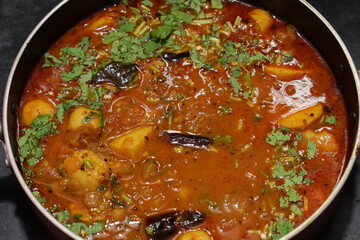 Taro or Colocasia esculenta pulusu on isolated white background