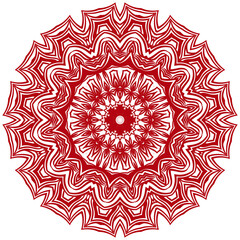 Floral mandala design. Wedding invitation, thank you card, save card, baby shower. Vector illustration