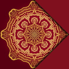 Mandala background. Vector illustration. For book cover