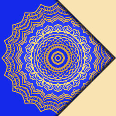 Mandala design elements. Invite templates . Wedding invitation, thank you card, save card, baby shower. Vector illustration.