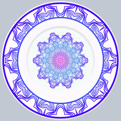 Decorative Floral Ornament. Illustration. For Coloring Book, Greeting Card, Invitation, Tattoo. Anti-Stress Therapy Pattern. Vector
