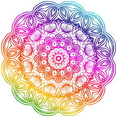 Vector Background With Mandala. Decorative Elements. Arabic, Indian, Ottoman Motifs.