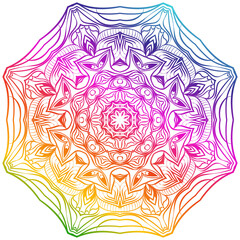 Vector Background With Mandala. Decorative Elements. Arabic, Indian, Ottoman Motifs.