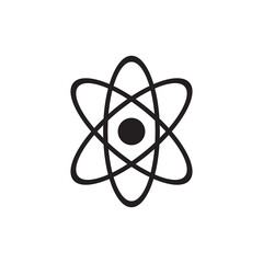 Atom icon , Laboratory icon vector