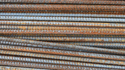 stack of steel wire background texture or wallpaper