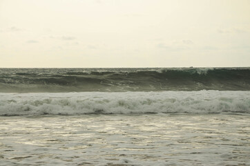 Obraz premium waves on the beach