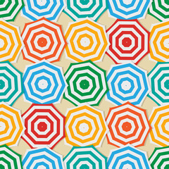 Beach umbrella pattern