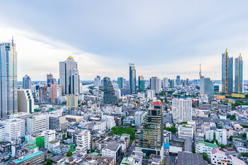 Obraz premium Bangkok, Thailand - 25 June 2020 : Beautiful architecture building around bangkok city in Thailand