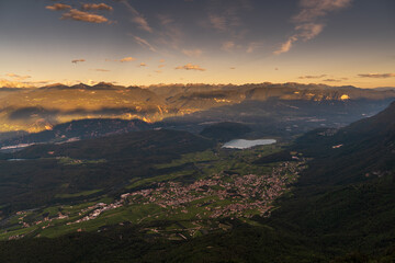 Beautiful views from Monte Penegal in Italian South Tyrol.