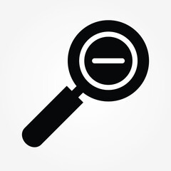 zoom sign icon vector illustration