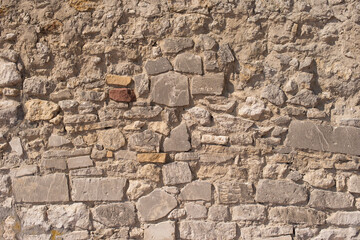 Stone bricks wall texture as a solid background