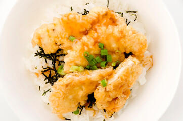 とり天丼