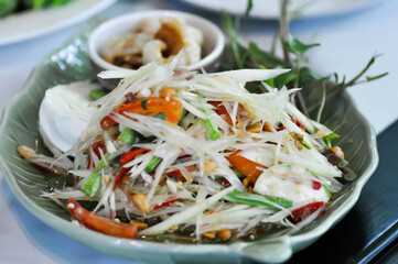 papaya salad or spicy salad