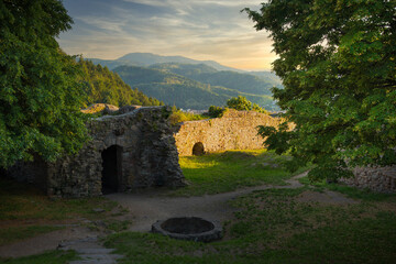 Burgruine Schauenberg oberhalb von Oberkirchi m Schwarzwald