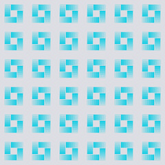 Illustration with repetitive geometric shapes covering the background. Drawing with colored pattern that can be used as a web pattern, wallpaper, digital graphics, gifts and artistic decorations.