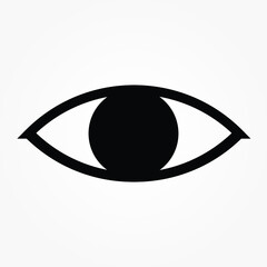 line eye icon vector illustration