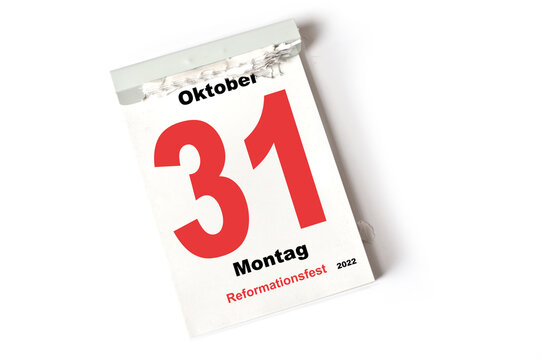  31 Oktober 2022 Reformationstag