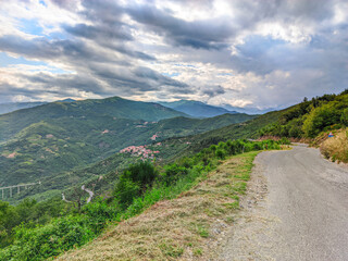 Ligurian hinterland country of Vellego