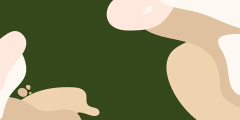 Creative hard paint cover design backgrounds vector. Minimal trendy style organic shapes pattern with copy space for text design for invitation, Party card,Social Highlight Covers and stories page