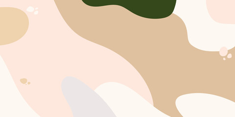 Creative hard paint cover design backgrounds vector. Minimal trendy style organic shapes pattern with copy space for text design for invitation, Party card,Social Highlight Covers and stories page