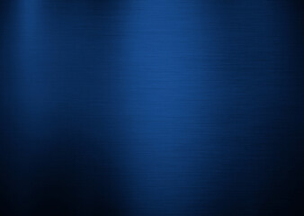Blue metal texture brushed dark background. Color, hard.