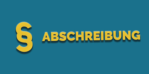 Abschreibung