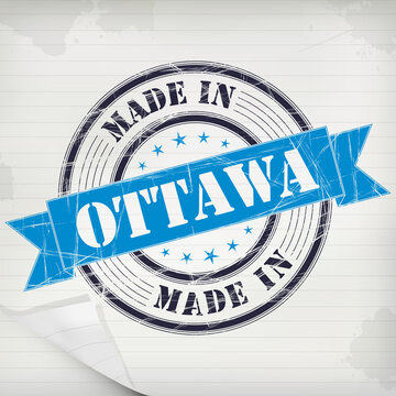 Stamp rubber Ottawa