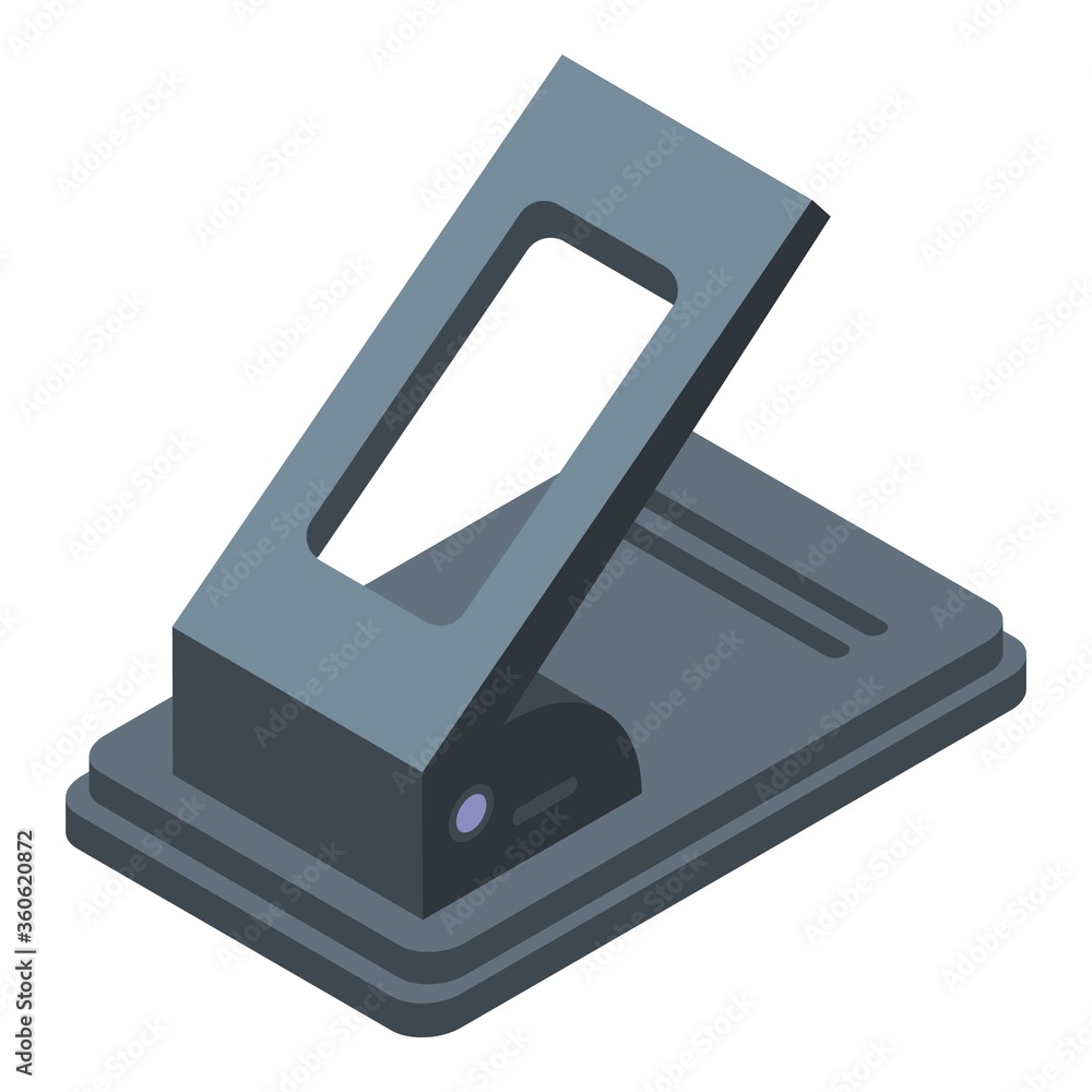 Aufkleber craft hole puncher icon. isometric of craft hole puncher vector icon for web design isolated on whit