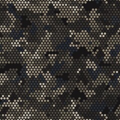 Seamless urban camouflage pattern. The pixel pattern background