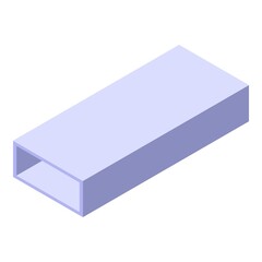 Air ventilation icon. Isometric of air ventilation vector icon for web design isolated on white background