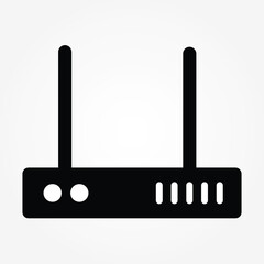 wifi modem icon. wifi modem vector illustration