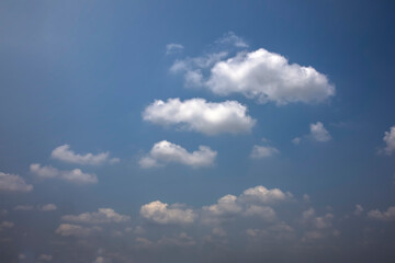 blue sky with clouds