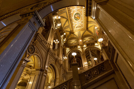 Interno di un teatro viennese 