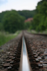 Fototapeta premium Bahnschiene