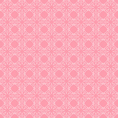 Beautiful pink background with seamless decorative pattern