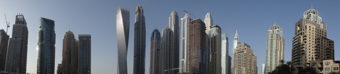 Fototapeta na wymiar marina skyscraper wiev