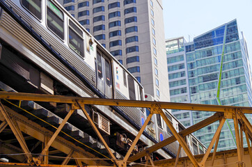 The world-famous elevated Subway in Chicago, Illinois is called the L, or the Loop