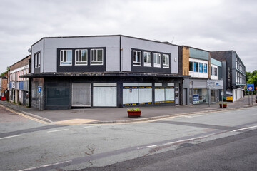 Empty Shops in Edleston Road, Crewe, Cheshire