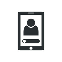 Mobile contact icon